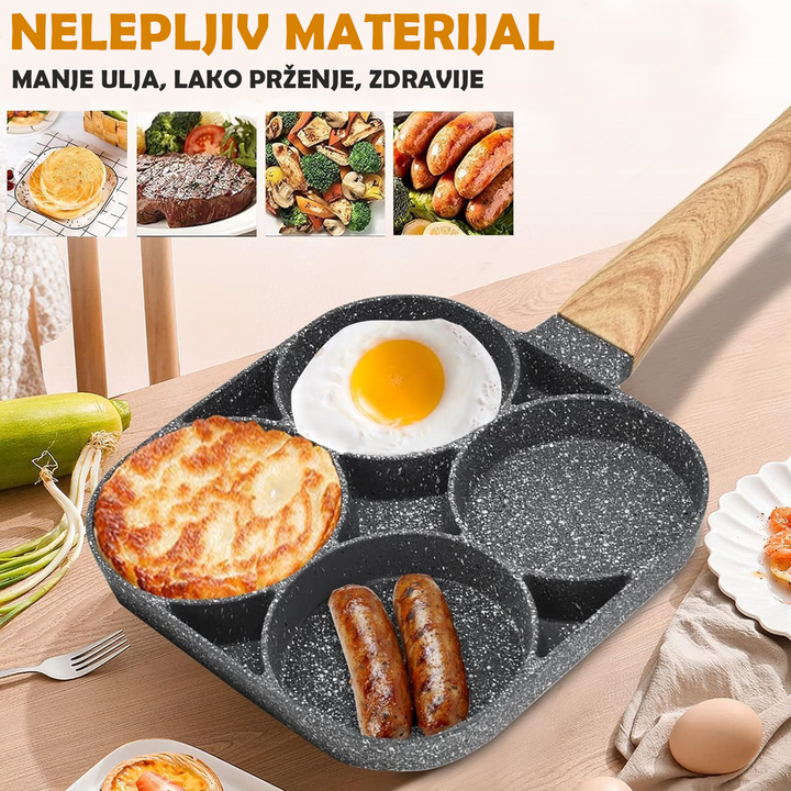 Tiganj sa 4 pregrade (nelepljivi)