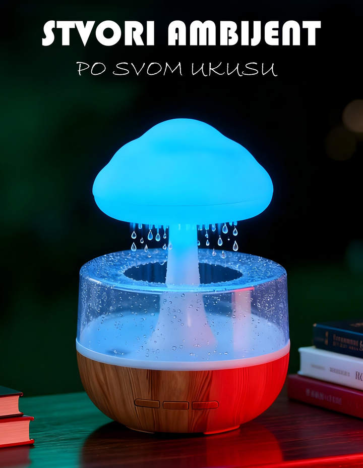 RainDrop Ambijentalna Lampa sa Kišnim Kapima